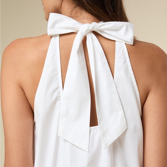 NWT Rachel Parcell White Halter Mini Dress Size XS - Picture 3 of 4